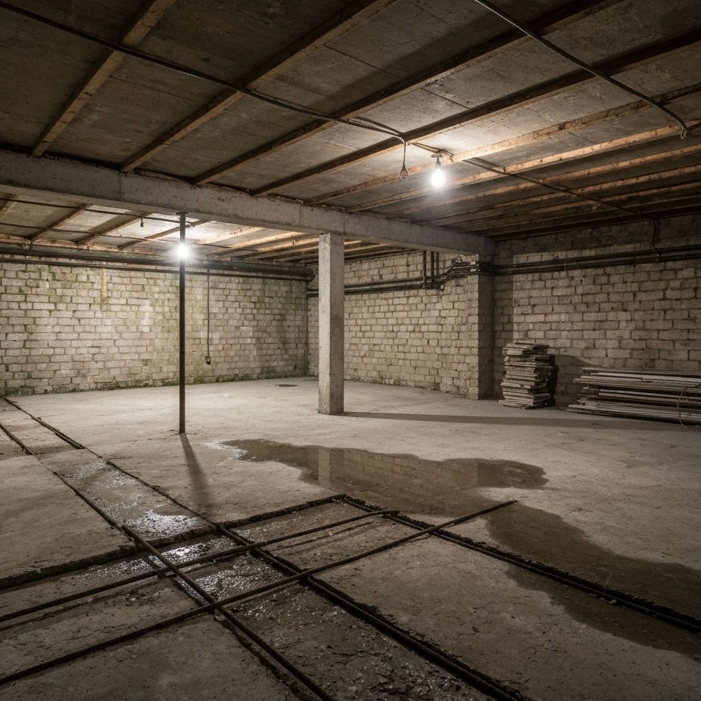 Finished Basement Upgrade - Before